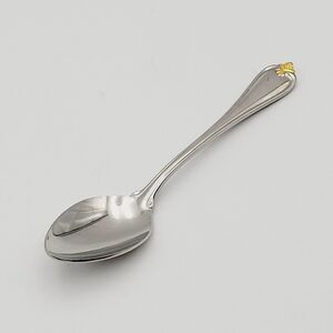 Yamazaki CARA GOLD Teaspoon 6 1/4" Stainless Flatware Silverware JAPAN